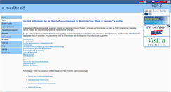 Desktop Screenshot of e-meditec.de